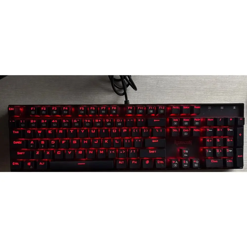 Redragon Vara K551-2 Mechanical Wired USB Illuminated Keyboard English Black